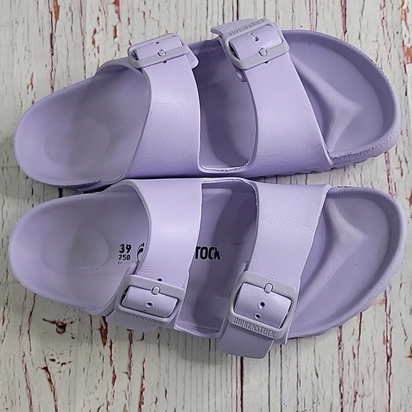 Birkenstock Light Purple Slide Sandals Size 8.5 - Picture 4 of 6